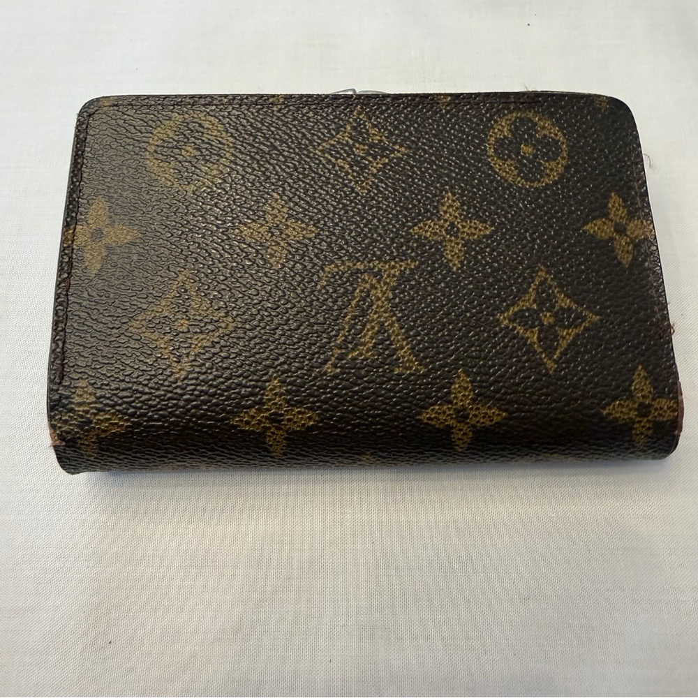 Louis Vuitton Monogram Porte Monnaie Vieille Small Wallet Coin Purse Vintage - Picture 3 of 10